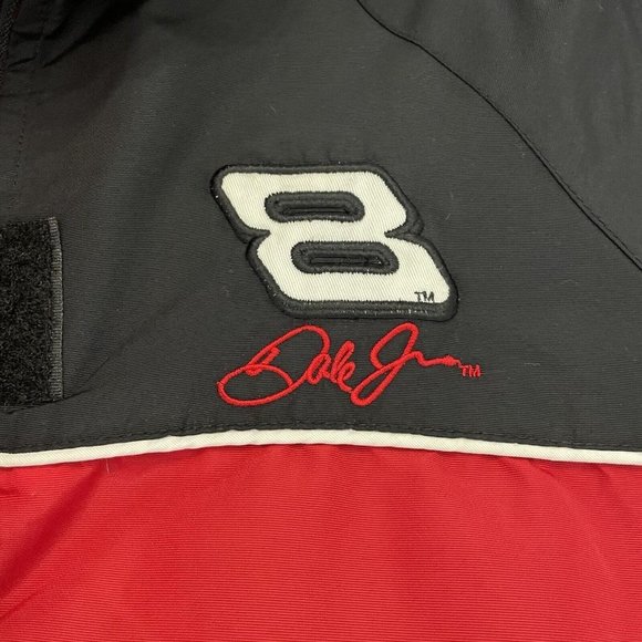 Winners Circle Dale Earnhardt Jr Budweiser Full Zip Jacket Womens Size Large Red - Picture 5 of 15